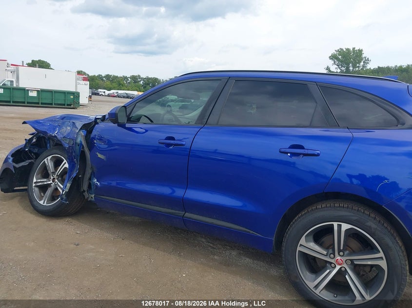 2018 JAGUAR F-PACE SPORT UTILITY VEHICLE 2.0L I-4 DI, DOHC, VVT, TURBO, 247HP
