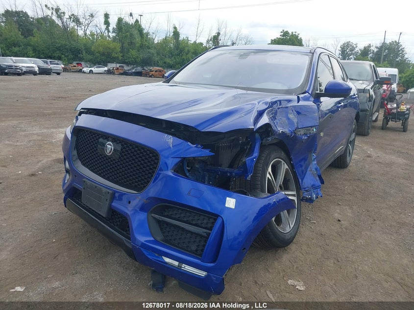 2018 JAGUAR F-PACE SPORT UTILITY VEHICLE 2.0L I-4 DI, DOHC, VVT, TURBO, 247HP