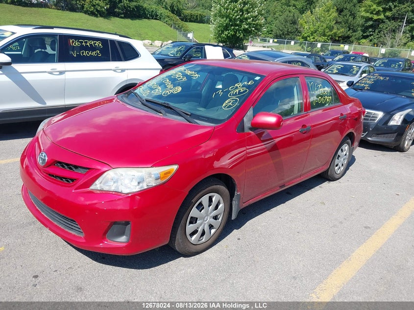 2013 Toyota Corolla, Rear, IAAI, VIN 2T1BU4EE8DC067871 — photo 2