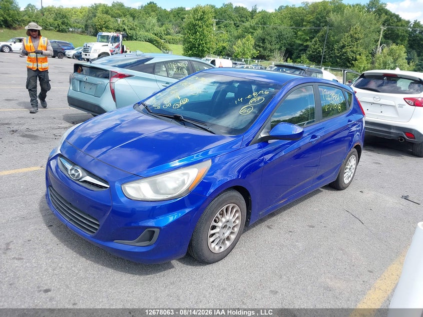 Vin: kmhct5ae6eu171018, lot: 3081936, hyundai accent 20142