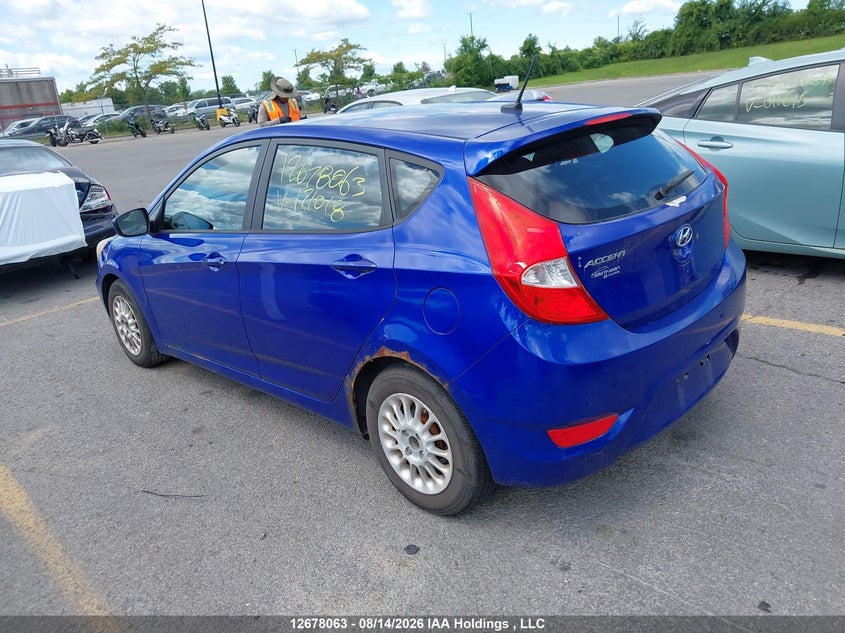 Vin: kmhct5ae6eu171018, lot: 3081936, hyundai accent 20143