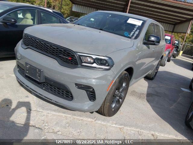 Vin: 1c4rdjdg2mc762694, lot: 3081966, dodge durango gt 20213