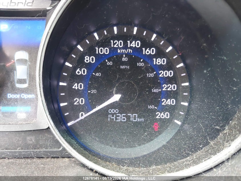 2012 HYUNDAI SONATA SEDAN 2.4L I-4 DOHC, VVT, 166HP