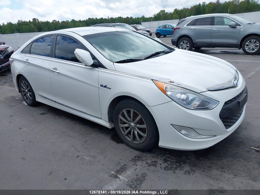 2012 Hyundai Sonata Hybrid Hybrid, Удар спереди, IAAI, VIN KMHEC4A47CA058039