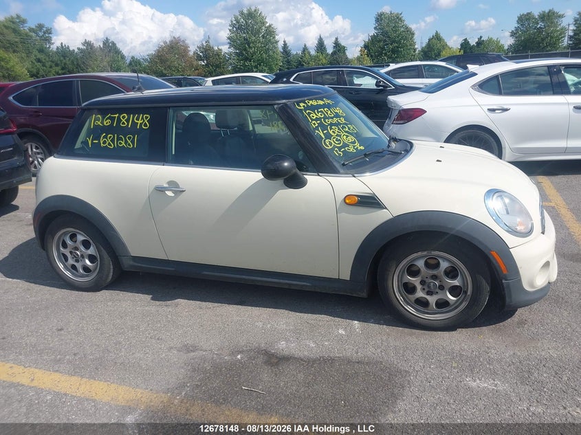 2013 MINI COOPER HATCHBACK 1.6L I-4 DOHC, VVT, 121HP
