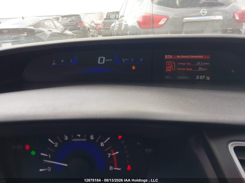 2014 HONDA CIVIC SEDAN 1.8L I-4 VVT, 143HP