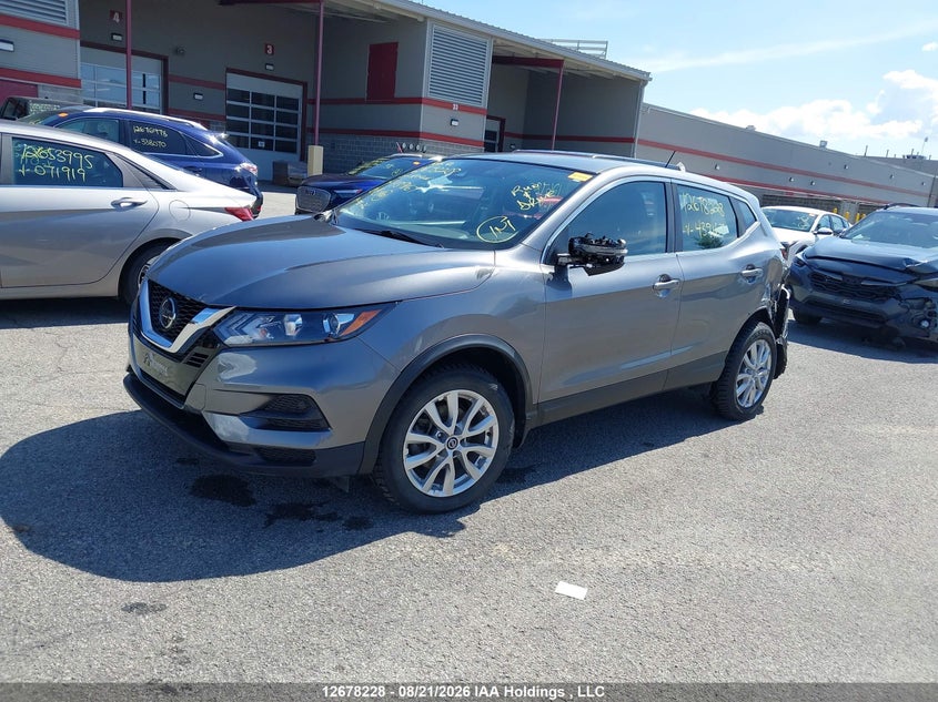 2021 Nissan Rogue Sport S, Левый бок, IAAI, VIN JN1BJ1AW9MW439167 — фото 2