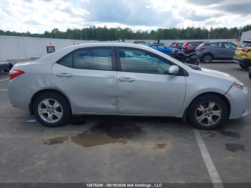 2016 TOYOTA COROLLA SEDAN 1.8L I-4 DOHC, VVT, 132HP