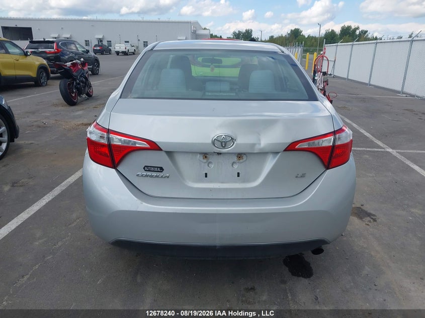 2016 TOYOTA COROLLA SEDAN 1.8L I-4 DOHC, VVT, 132HP