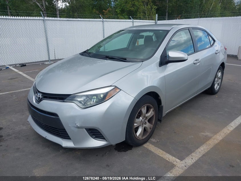 2016 Toyota Corolla, Правый бок, IAAI, VIN 2T1BURHE2GC689587 — фото 2