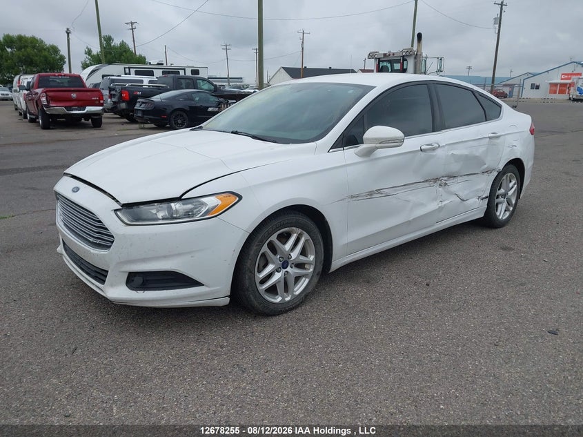 2014 Ford Fusion, Левый бок, IAAI, VIN 1FA6P0H79E5405779 — фото 2