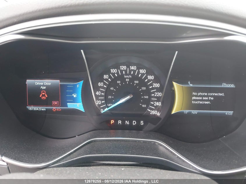 2014 FORD FUSION SEDAN 2.5L I-4 DOHC, VVT, 175HP
