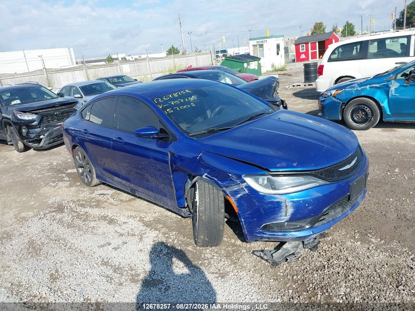 Vin: 1c3cccbg8fn707265, lot: 3082136, chrysler 200 s 2015 img_1