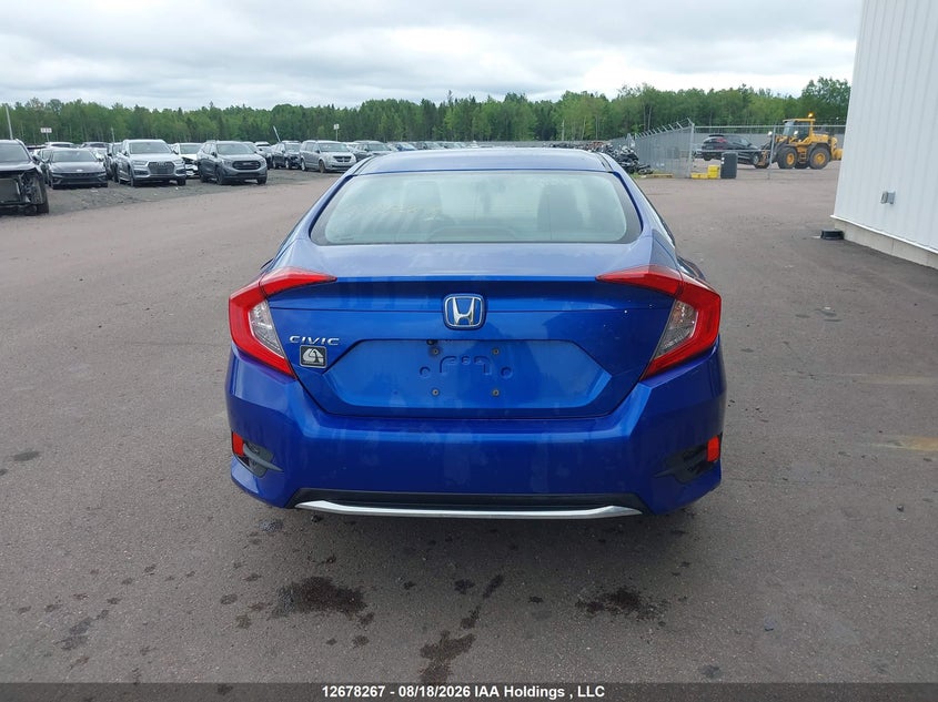 2019 HONDA CIVIC SEDAN 2.0L I-4 DOHC, VVT, 158HP