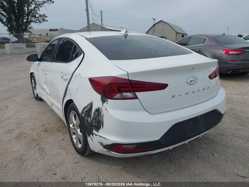 Vin: kmhd84lf0ku771468, lot: 3082155, hyundai elantra 20193