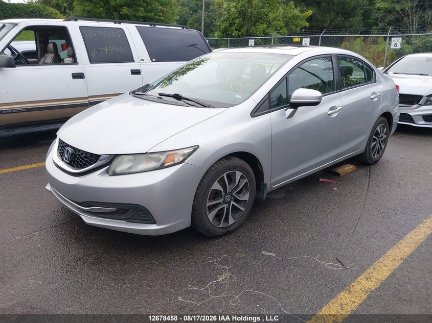 Vin: 2hgfb2e50fh006553, lot: 3082348, honda civic ex 20152