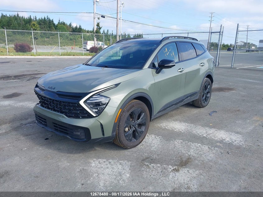 2025 Kia Sportage X Line Limited, Front, IAAI, VIN KNDPXCDF5S7364189 — photo 2