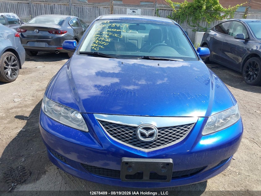 2005 MAZDA 6 SEDAN 2.3L I-4 DOHC, VVT, 160HP