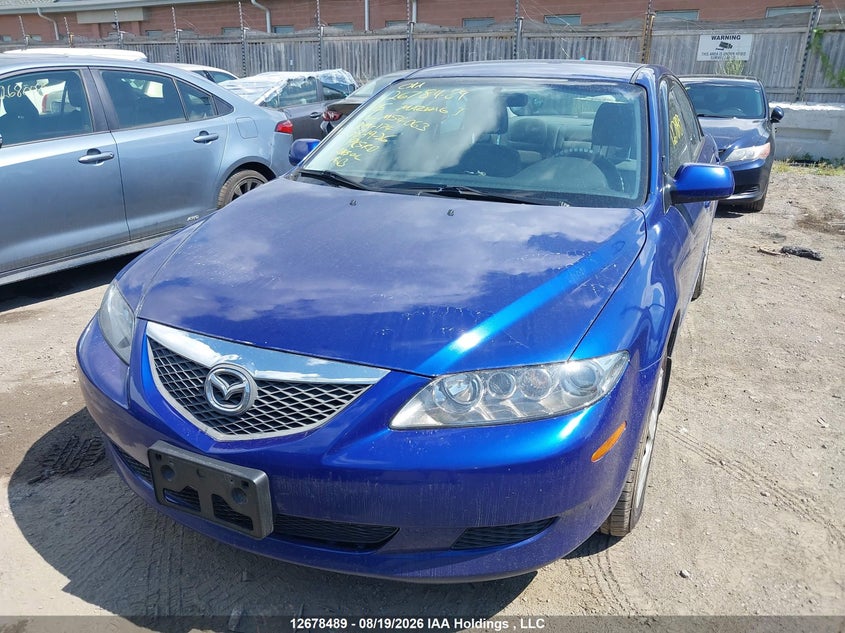 2005 MAZDA 6 SEDAN 2.3L I-4 DOHC, VVT, 160HP