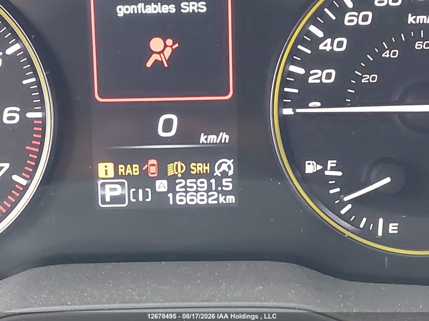 2024 SUBARU XV HATCHBACK 2.5L H-4 DI, DOHC, VVT, 182HP