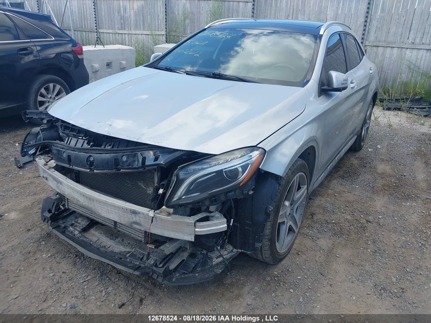 2015 Mercedes-Benz Gla 250 4Matic, Удар спереди, IAAI, VIN WDCTG4GB7FJ072012 — фото 2