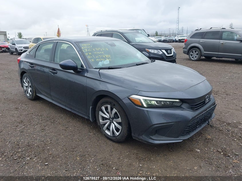 Vin: 2hgfe2f22nh103988, lot: 3082436, honda civic lx 2022 img_1