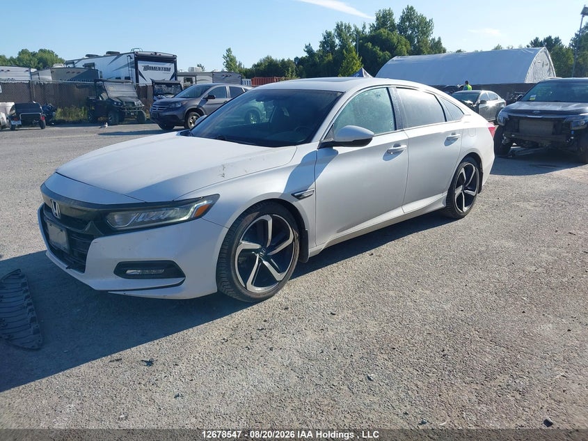 Vin: 1hgcv1f3xja802784, lot: 3082456, honda accord sport 20182