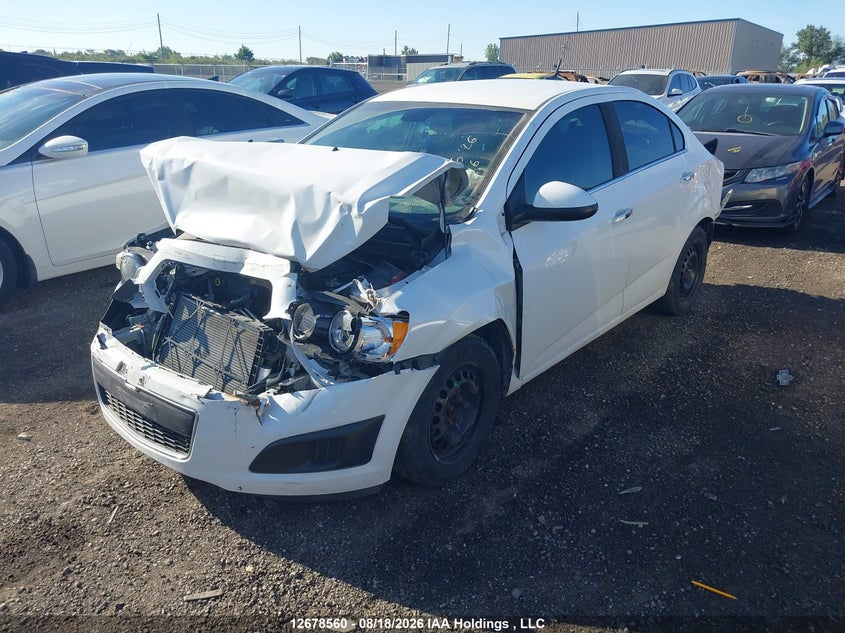 2012 Chevrolet Sonic, Front, IAAI, VIN 1G1JC5EH9C4195996 — photo 2