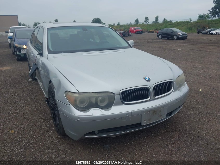 2004 BMW 745 I, Правый бок, IAAI, VIN WBAGL63524DP73189