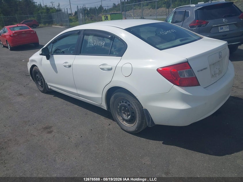 Vin: 2hgfb2f40ch119176, lot: 3082497, honda civic lx 20123