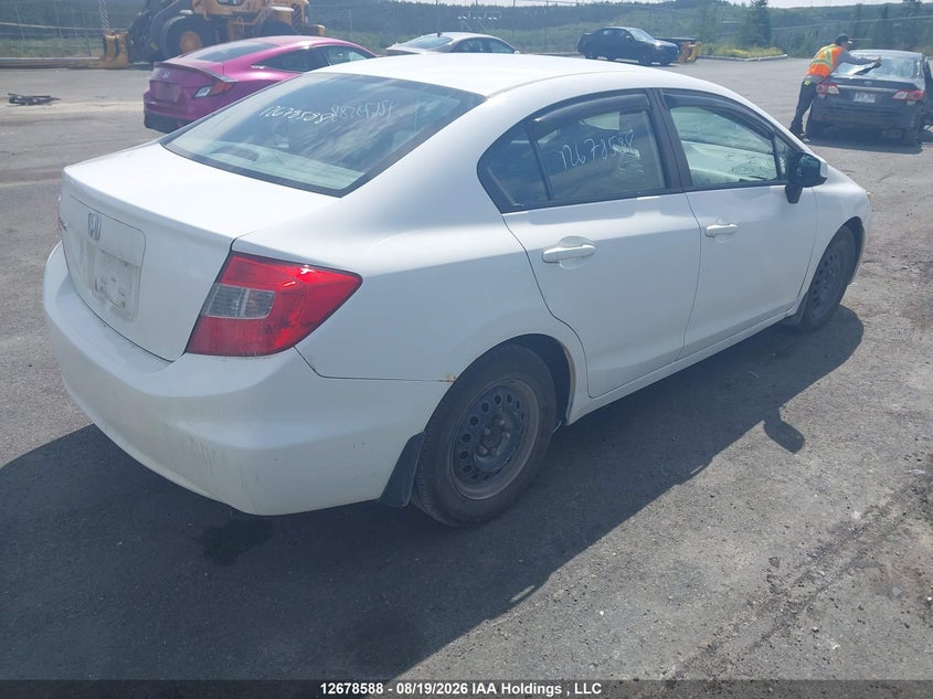 Vin: 2hgfb2f40ch119176, lot: 3082497, honda civic lx 20124