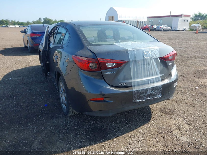 Vin: jm1bm1u70e1166210, lot: 3082528, mazda 3 sport 20143