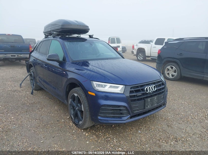 2019 Audi Q5 Technik S-Line, Rear, IAAI, VIN WA1FNAFY4K2119718