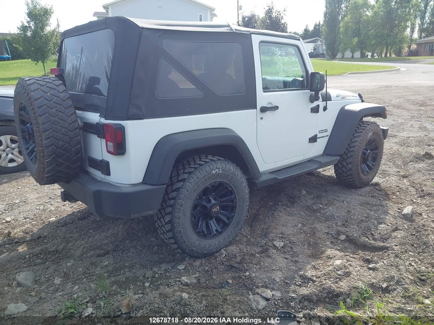 Vin: 1c4ajwagxdl662334, lot: 3082627, jeep wrangler sport 20134