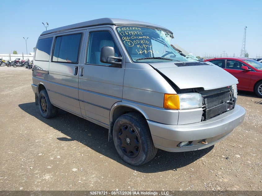1994 Volkswagen Eurovan Cv Camper, Удар спереду, IAAI, VIN WV2PD0702RH051816