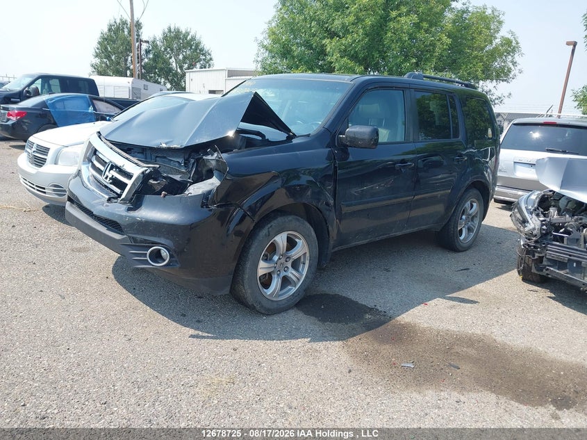 2015 Honda Pilot, Удар спереди, IAAI, VIN 5FNYF4H65FB502708 — фото 2