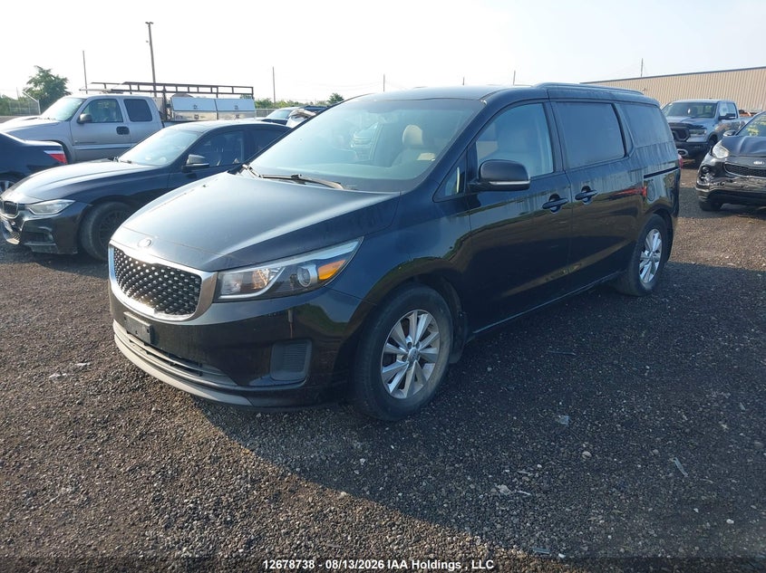 2015 Kia Sedona Lx, Water, IAAI, VIN KNDMB5C1XF6063089 — photo 2