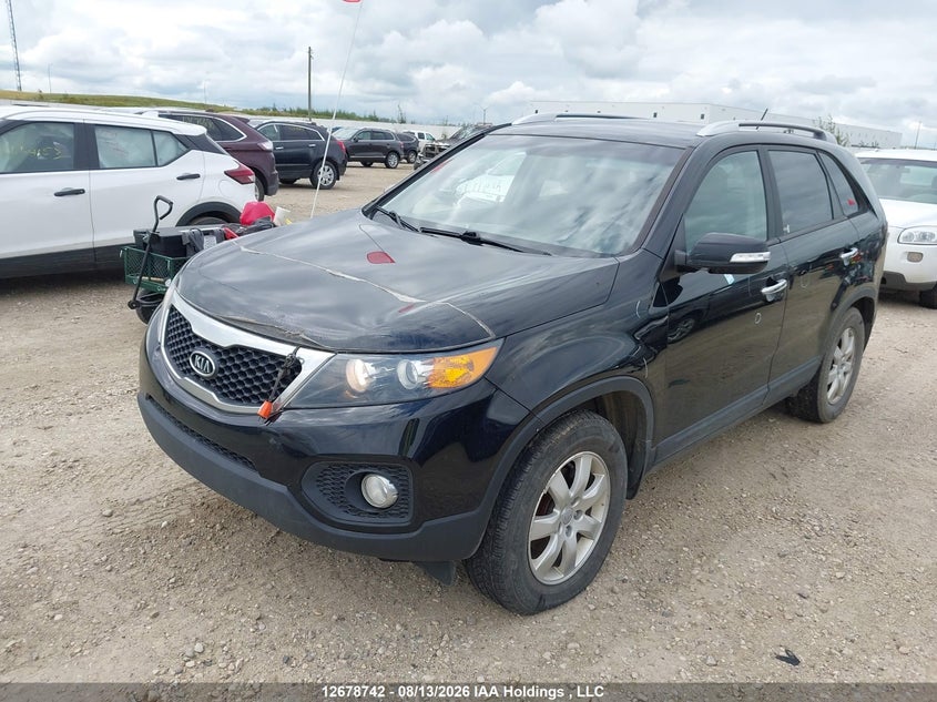 2012 Kia Sorento, Left Side, IAAI, VIN 5XYKT3A62CG258118 — photo 2