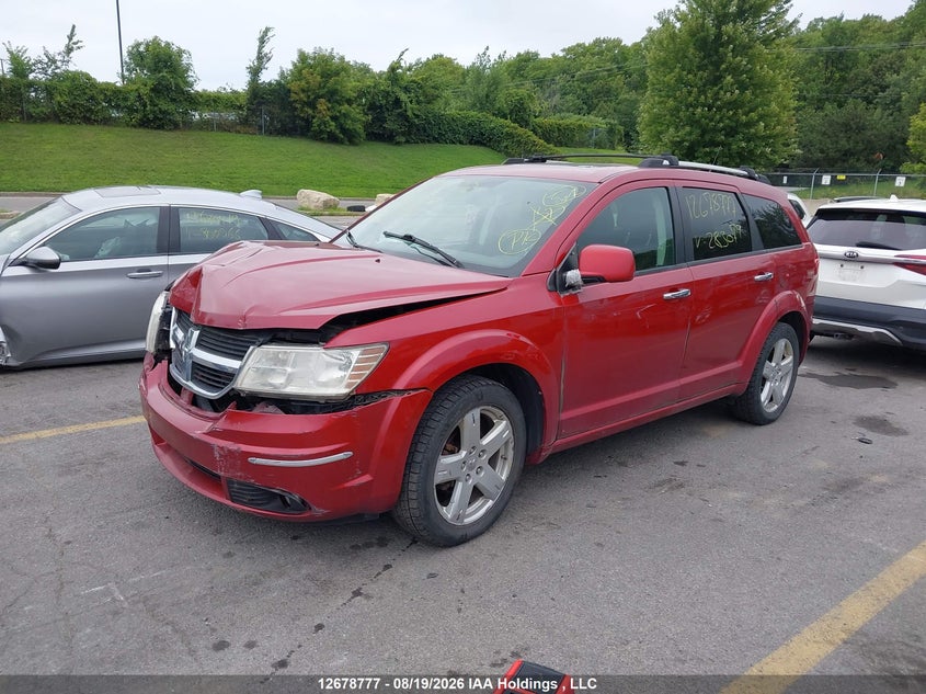 2010 Dodge Journey, Рама, IAAI, VIN 3D4PH6FV9AT283079 — фото 2