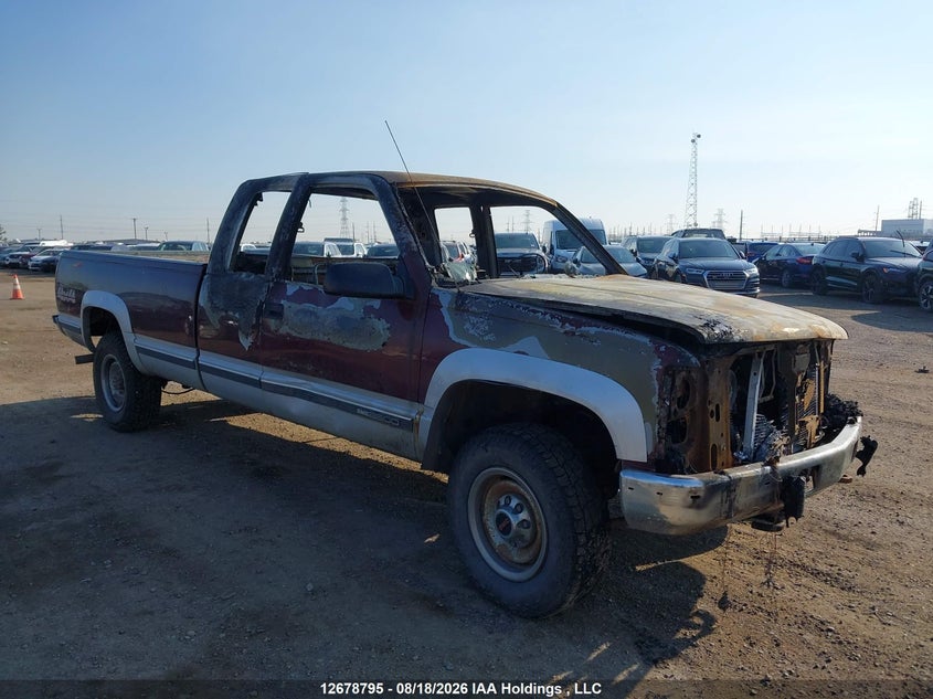 1997 GMC K2500 Sl, Внешний пожар, IAAI, VIN 1GTGK29F0VE507549