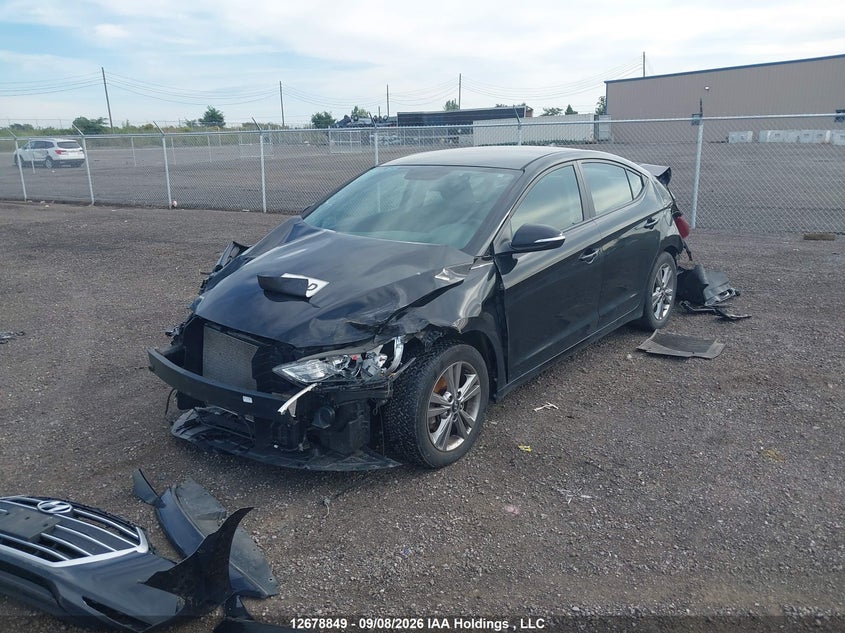 Vin: kmhd84lfxju592661, lot: 3082762, hyundai elantra gl 20182