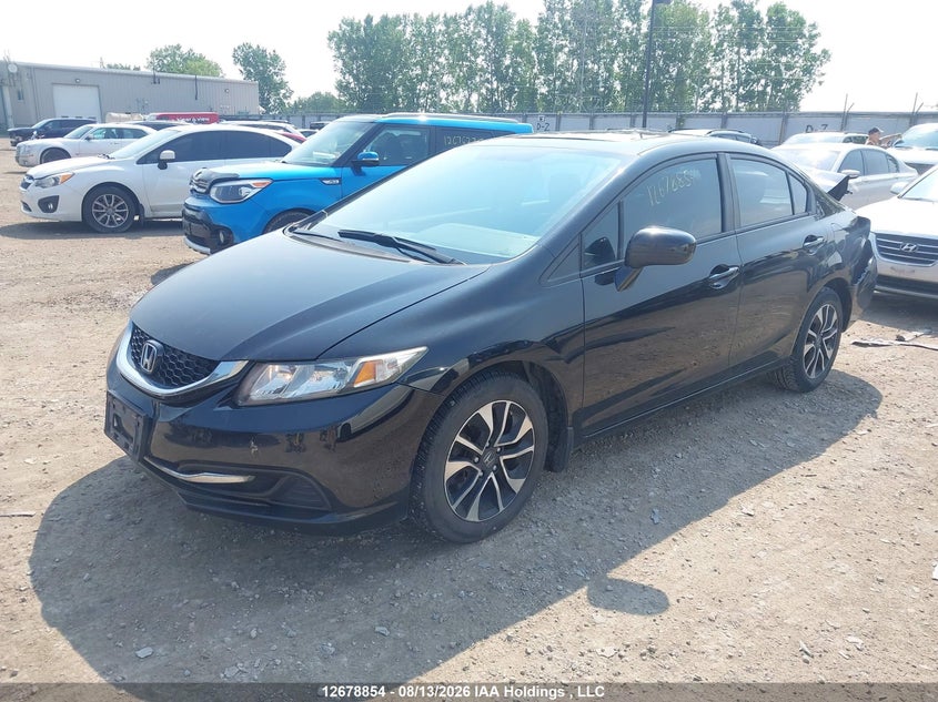 2014 Honda Civic, Удар сзади, IAAI, VIN 2HGFB2F54EH046681 — фото 2