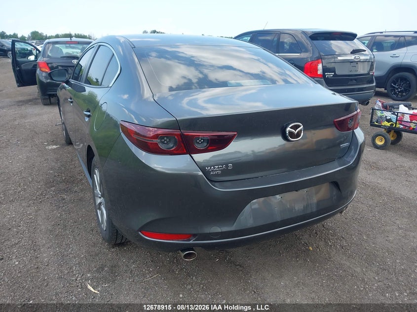 Vin: jm1bpbcm4k1126809, lot: 3082834, mazda 3 preferred plus 20193