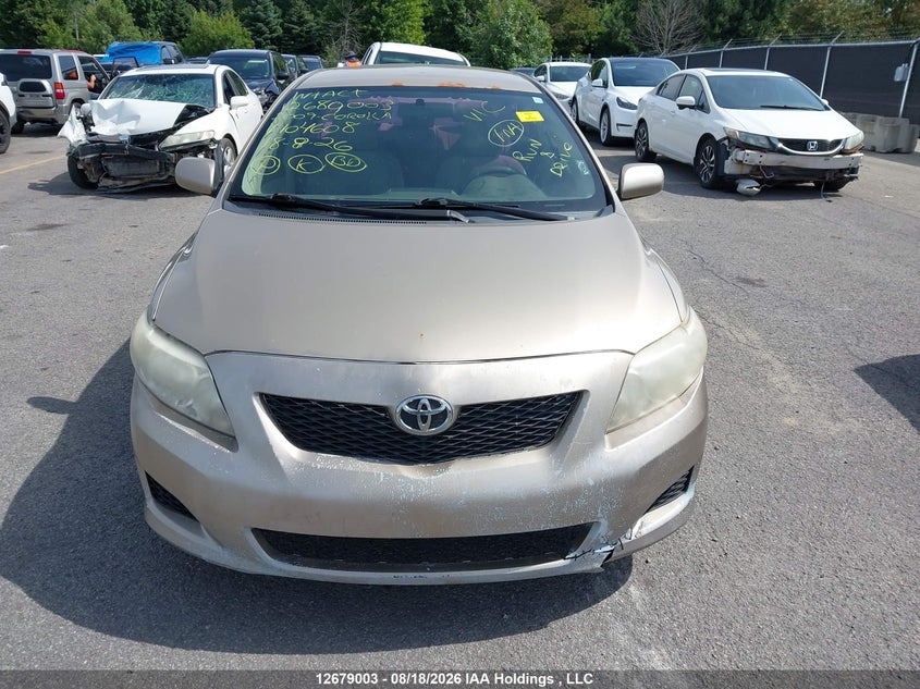2009 TOYOTA COROLLA SEDAN 1.8L I-4 DOHC, VVT, 132HP