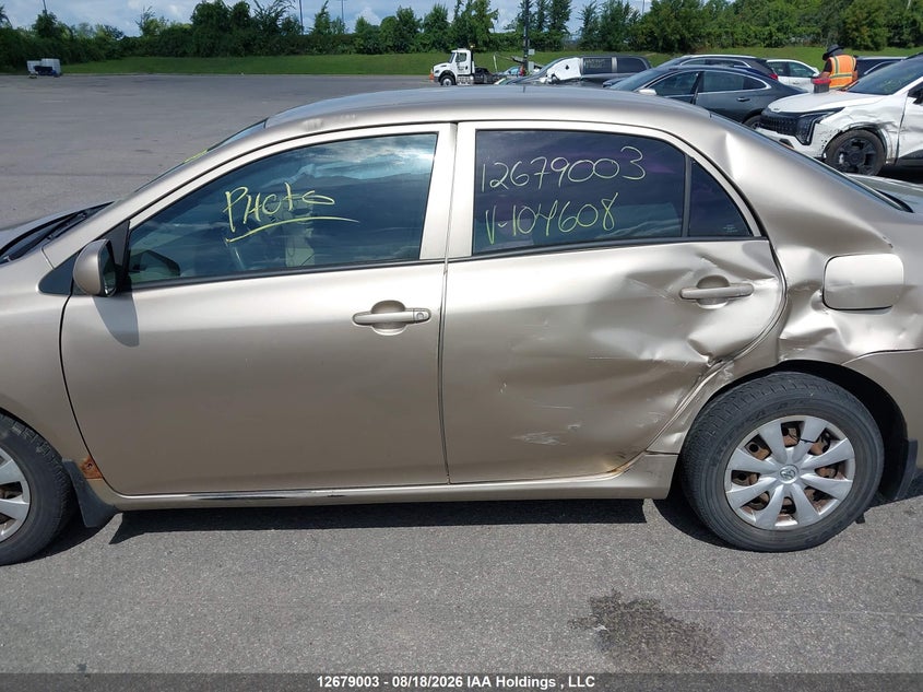2009 TOYOTA COROLLA SEDAN 1.8L I-4 DOHC, VVT, 132HP