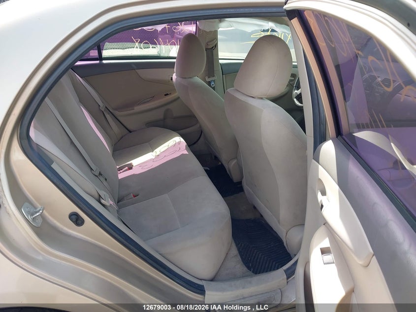 2009 TOYOTA COROLLA SEDAN 1.8L I-4 DOHC, VVT, 132HP