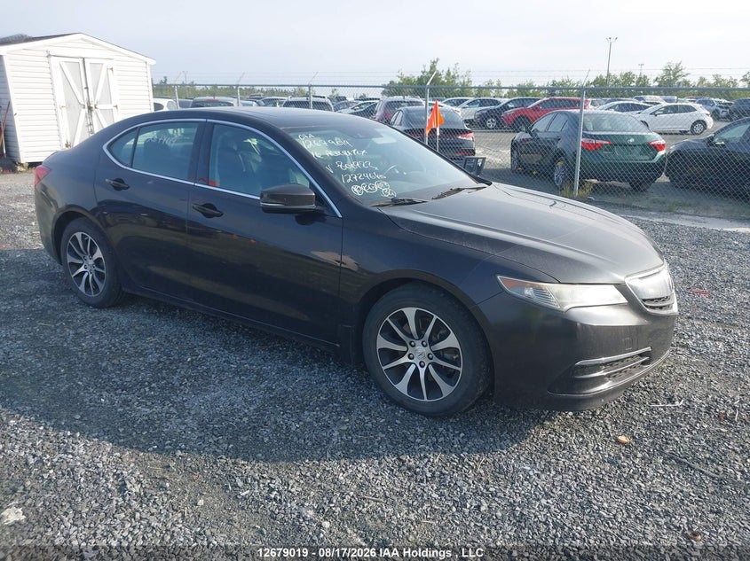 2016 Acura Tlx Tech, Левый зад, IAAI, VIN 19UUB1F51GA800722