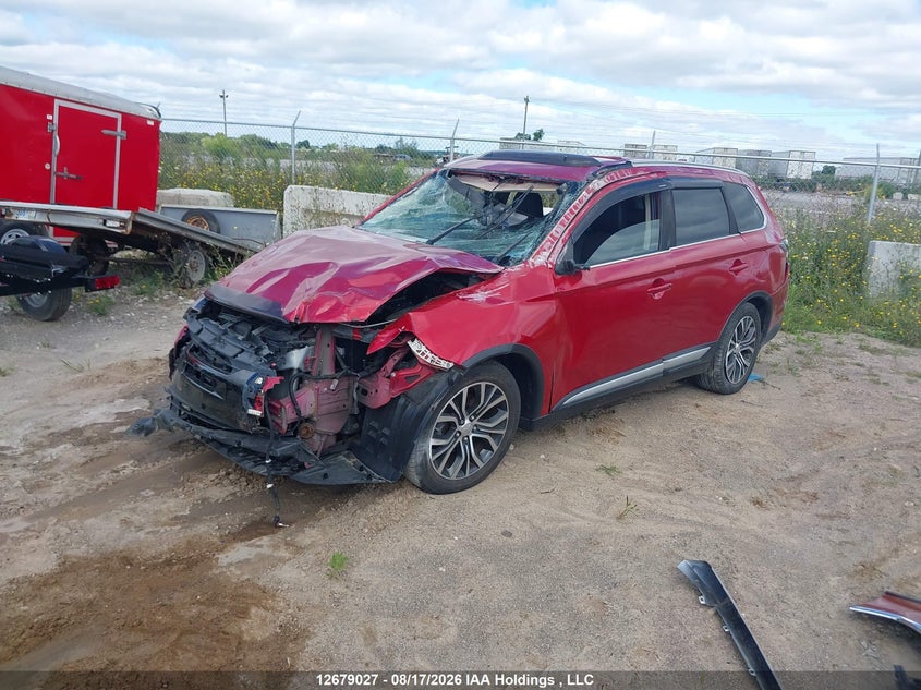 2018 Mitsubishi Outlander, Удар спереди, IAAI, VIN JA4AZ2A36JZ611723 — фото 2