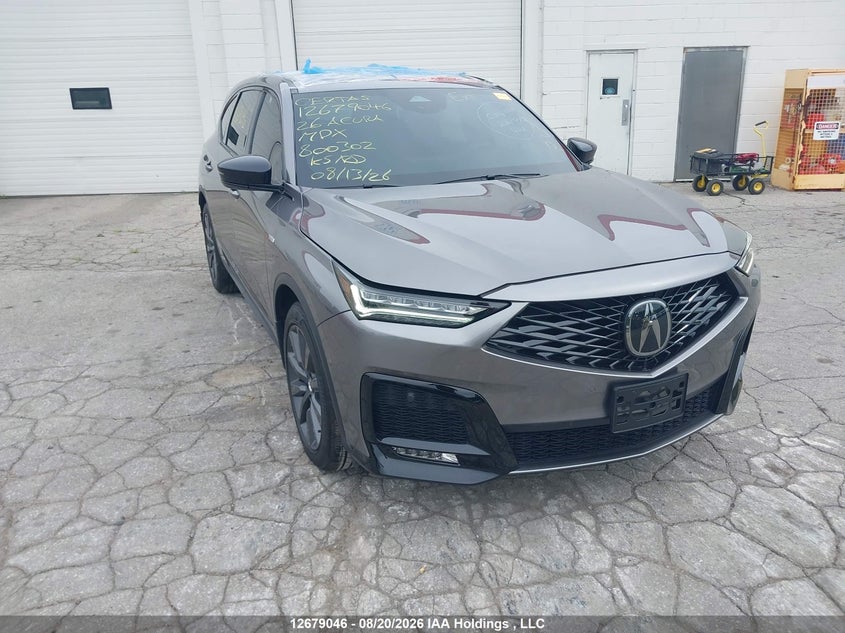 2026 Acura Mdx A-Spec, Викрадення, IAAI, VIN 5J8YE1H00TL800302