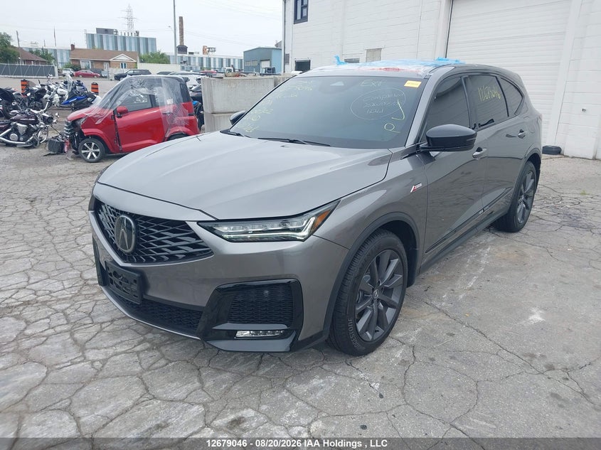 2026 Acura Mdx A-Spec, Угон, IAAI, VIN 5J8YE1H00TL800302 — фото 2